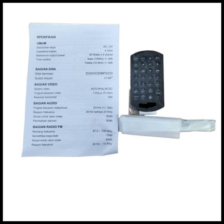 TERLARIS TAPE MOBIL DVD / USB / MP3 / MP4 / FM / BLUETOOTH RECEIVER AC-EUU 