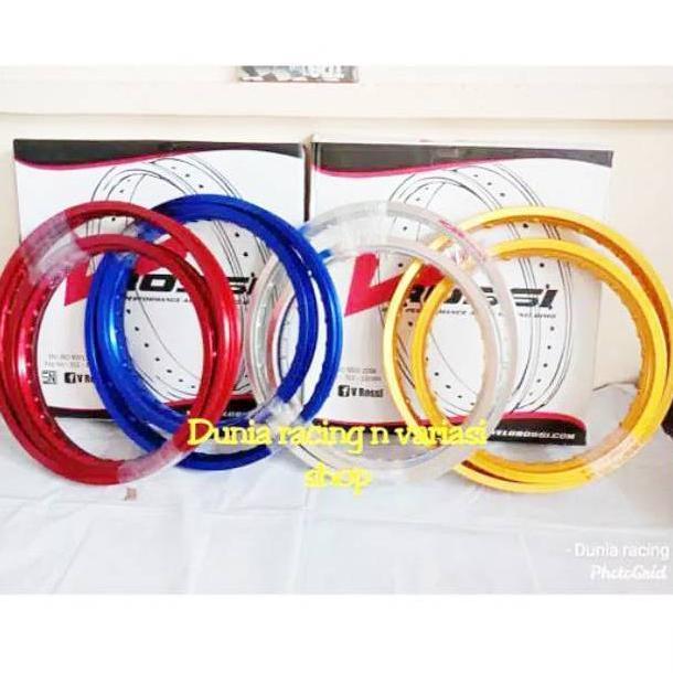 Velg Rossi Ring 18 21 hole 36 Velg Rossi Ring 16 19 Lingkaran Rossi ada Gold Biru Hitam Merah sepasa