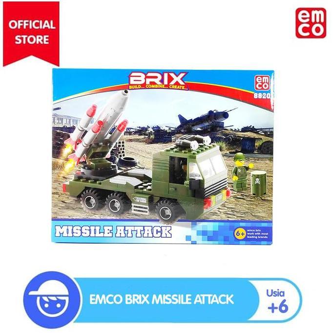 Mainan Emco Brix Missile Attack