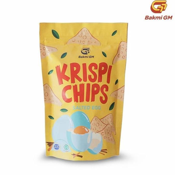 Keripik Pangsit Goreng Bakmi GM - Krispy Chips Salted Egg