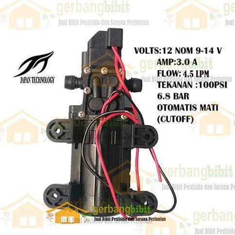 Penguat Tekanan Air High Pressure Water Pump Dc 12Volt