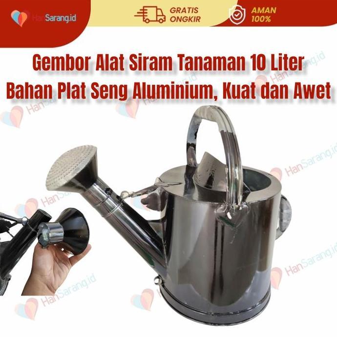 Gembor Aluminium Seng Alat Penyiram Tanaman 10 Liter