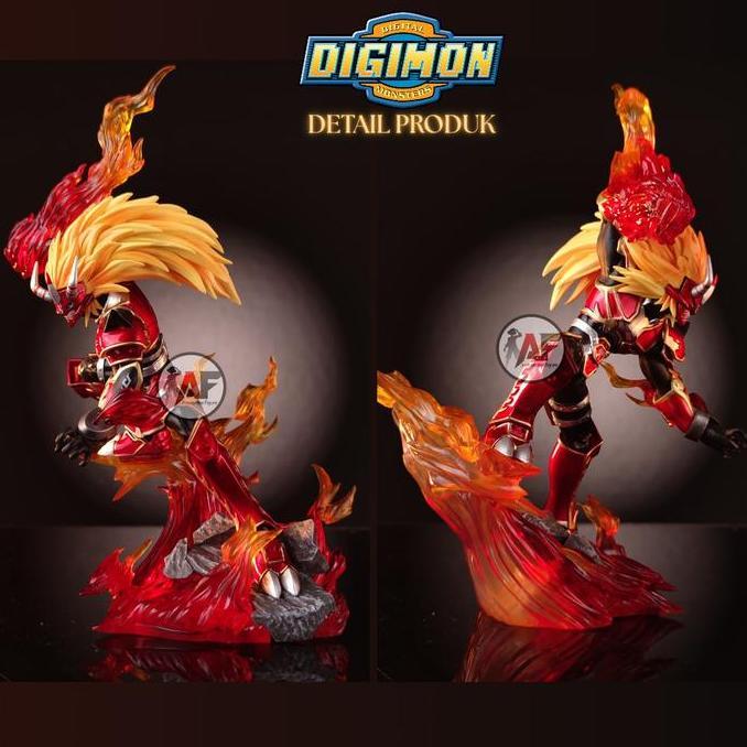 Statue Action Figure Digimon Agnimon JSC Studio Design Recast