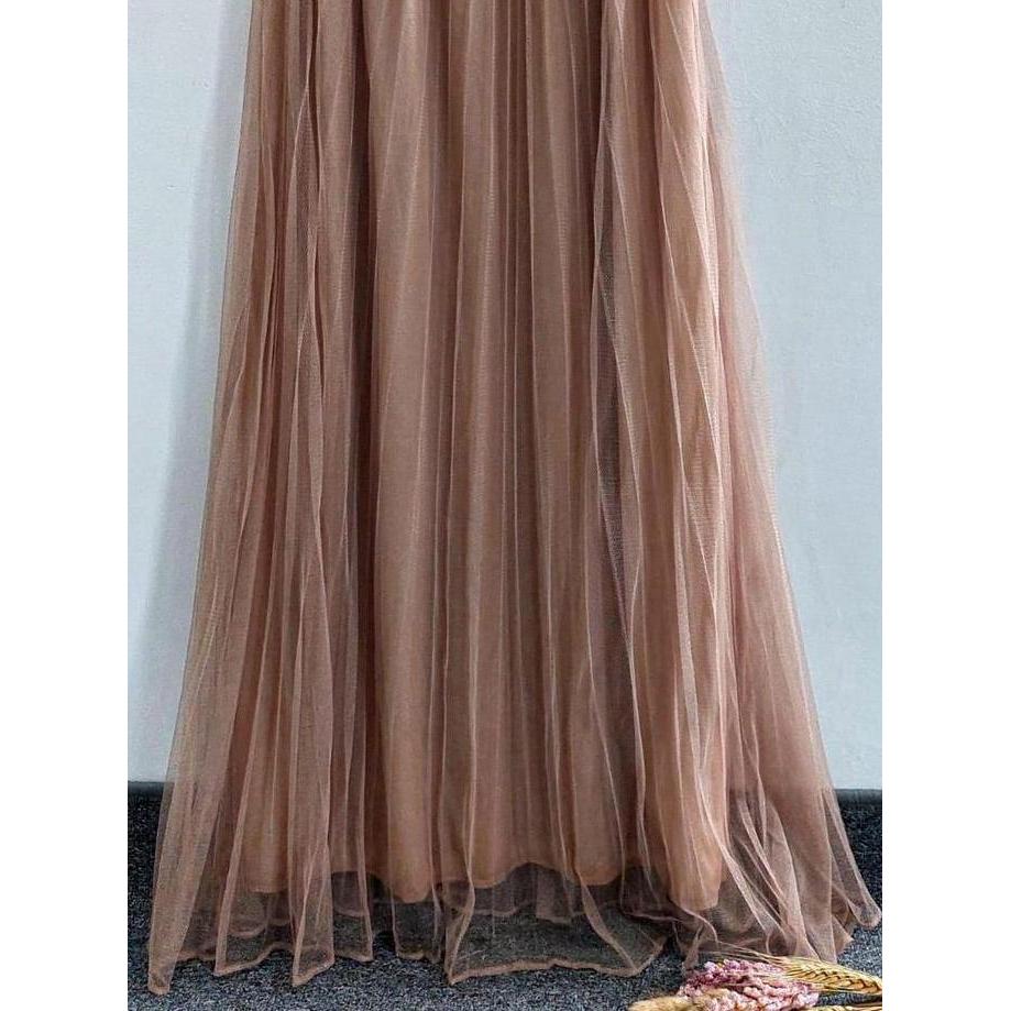 Rok Plisket Tutu Long Skirt korean Style | Rok Tile Wanita Terbaru |  Rok  TUTU  Terkini  | Bawahan 