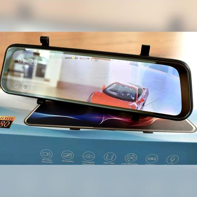 Spion Kamera Mundur Mobil Dashcam Depan Belakang GPS WIFI HDR 2K IPS Terlaris