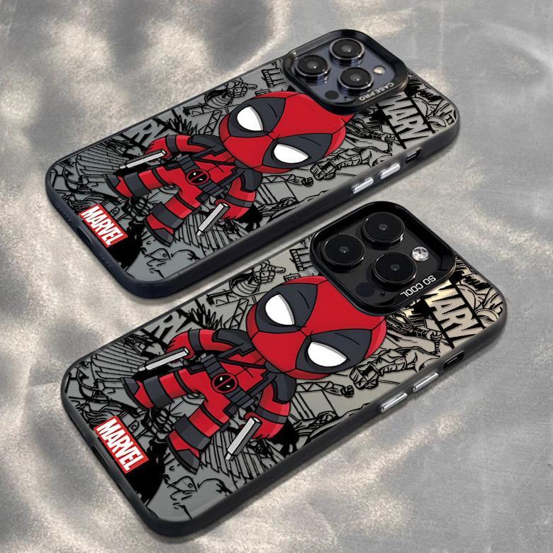 Cuci Gudang Cyk0098 Spider-Man Dua Pistol Case Iphone Seri Kompatibel Untuk Case Hp Iphone 11 12 13 