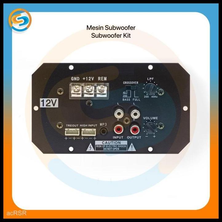 HOT DEAL KIT AMPLIFIER SUBWOOFER MOBIL 12V