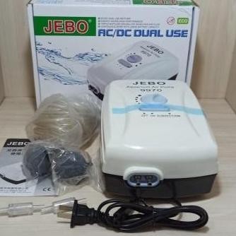 Aerator Jebo 9970 aerator acdc airpump ac dc pompa oksigen kolam