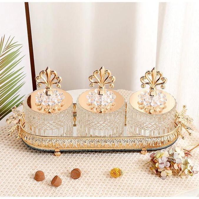 Toples Candy Set / Toples Kaca / Jar Set / Tempat permen