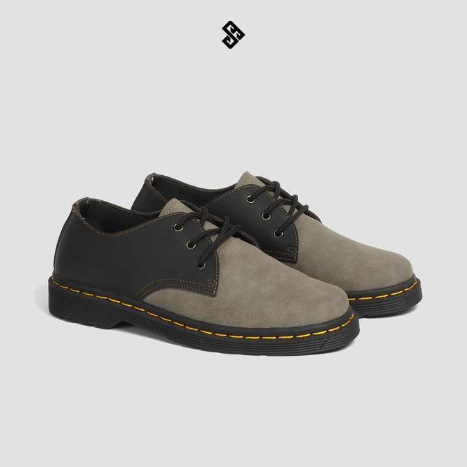 Sepatu Pria Formal Hitam Tali | SB KOBE GREY BLACK Karet Shoes Pantofel Kerja Fantofel