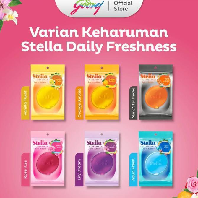 Stella Daily Freshness Pengharum Ruangan - Rose Kiss Isi 2