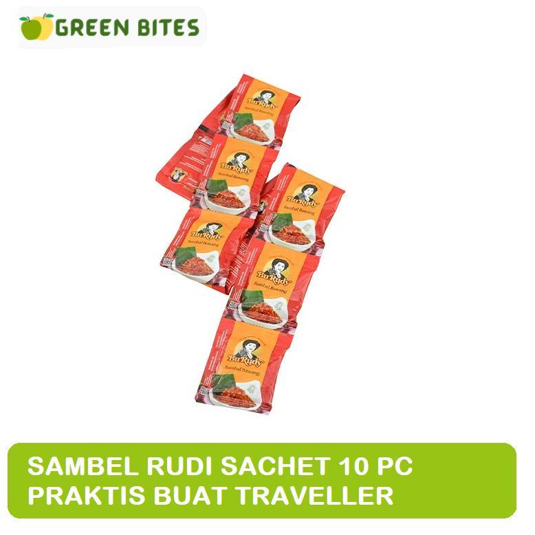 Bu Rudy Sambal Bawang Terasi Ijo Sachet Isi 10 Oleh Oleh Khas Bu Rudi Surabaya