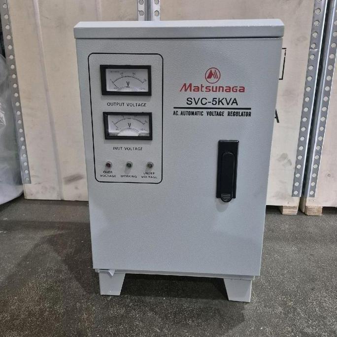 STABILIZER MATSUNAGA 5000 WATT STAVOL MATSUNAGA FREE PACKING KAYU ORIGINAL DAN TERPERCAYA