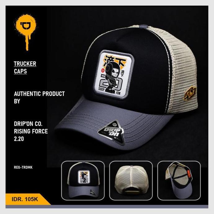 Topi Jaring Dripon Hat Pria Dewasa Distro Trucker Anime Proshop Dloozy Official 019