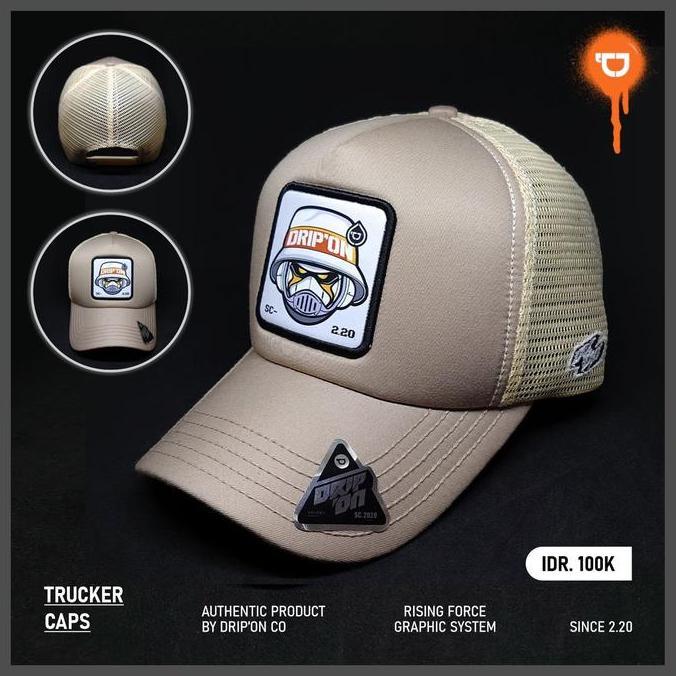 Trucker Dripon Topi Pria Dewasa Distro Hat Jaring Proshop Dloozy Official 013
