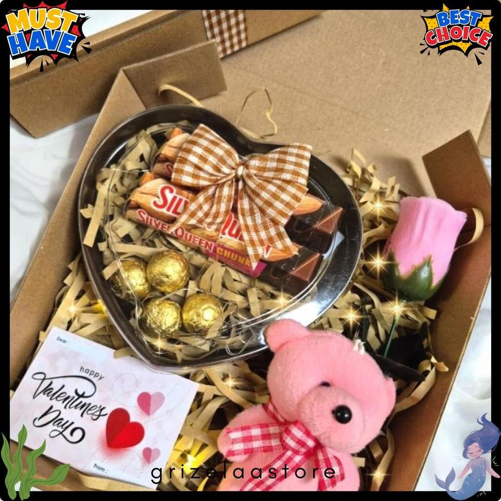 Hampers Snack Box Cokelat Kado Ulang Tahun Wisuda Hadiah Pacar Gift Box Buket Murah Jajan Skripsi Se