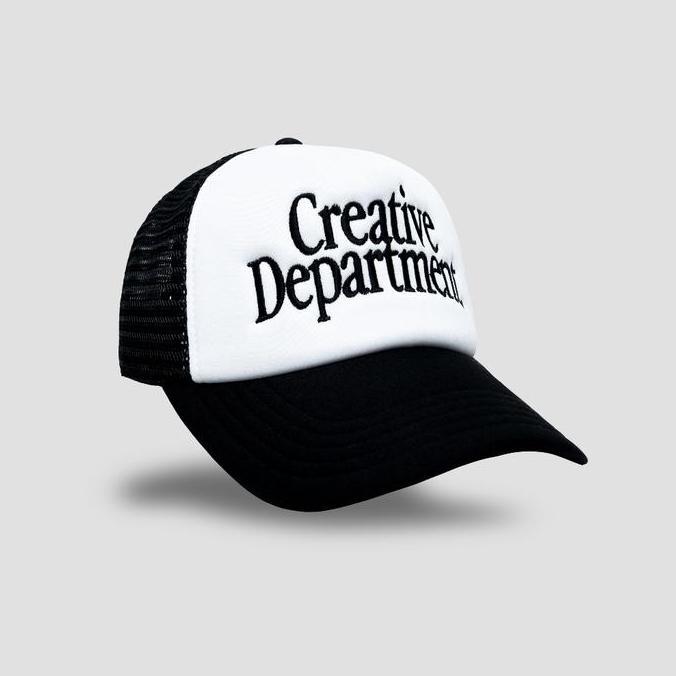 Exhale Apparel Trucker Caps Topi Creative White