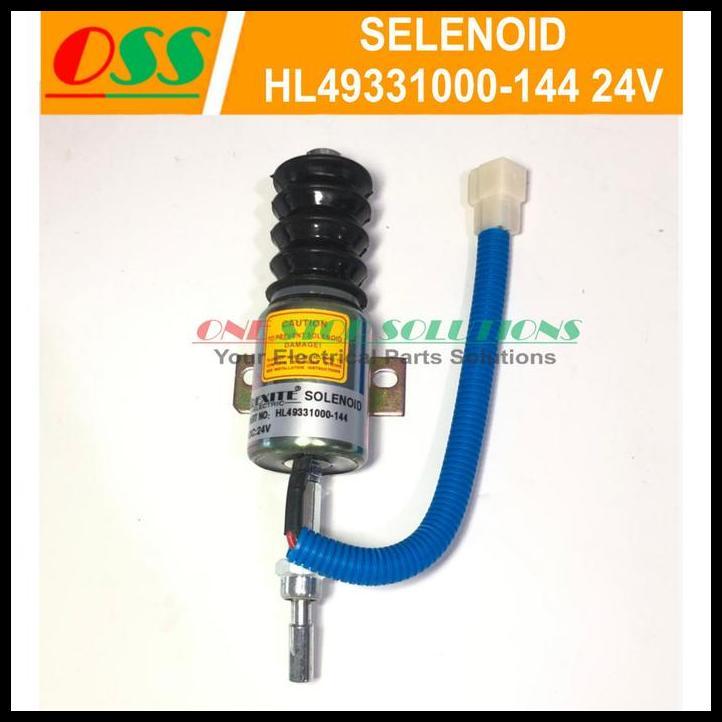 TERBARU SELENOID SOLENOID HL49331000-144 24V UNIV UNTUK GENSET ALAT BERAT 