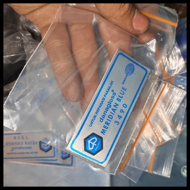 TERBARU STICKER DANAGLOSS REPARASI VESPA MERIDIAN BLUE REPRO BARU CAKEP 