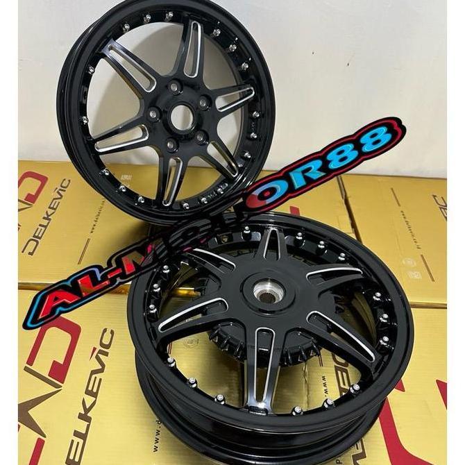 Pelak Velg Delkevic Drag Vespa Sprint Primavera LX S R12 Ring12 Velg Racing DND Vespa Sprint Primave