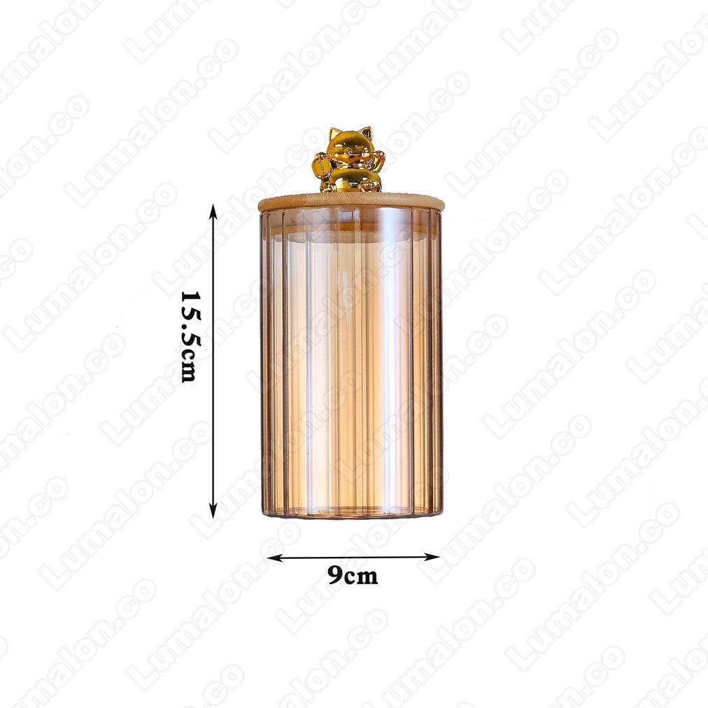 Kucing Toples Lebaran Set Gold Set 4 Pcs Toples Makanan Serbaguna Toples Kaca Set Mewah Toples Kue K