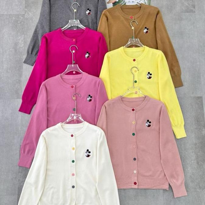 Vivorie Premium AT 2875 cardigan bordir karakter