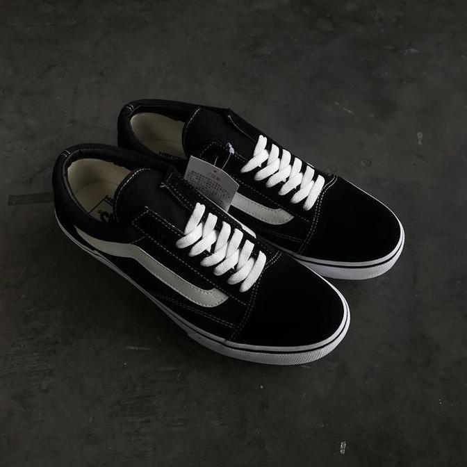 Sepatu Vans Old Skool V36CL+ "Black White" japan market Orinal