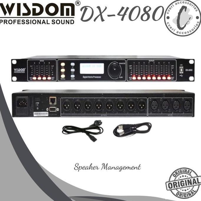 Wisdom DX4080 Speaker Management DLMS Original Wisdom DX-4080 Terlaris