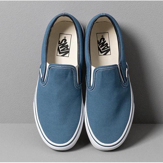 Vans slip on navy blue (Resmi PT NAVYA)