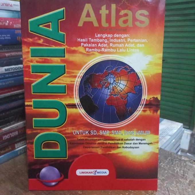 Atlas indonesia dan dunia ukuran a4 penerbit serba jaya. BISA GRAB