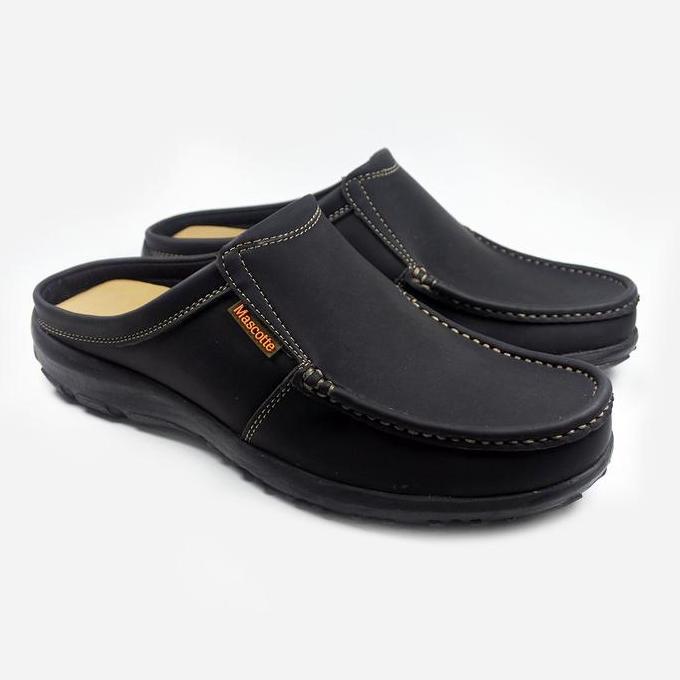 Mascotte GOMERO | Sepatu Sandal Bustong Pria 994 025 - Hitam dan Cokelat Shoes