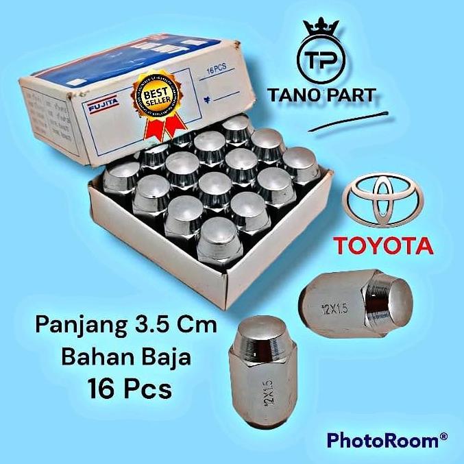 Mur Baut Roda Lugnut Racing Mobil Toyota Yaris Rush Bahan Baja Berkualitas Car Murah