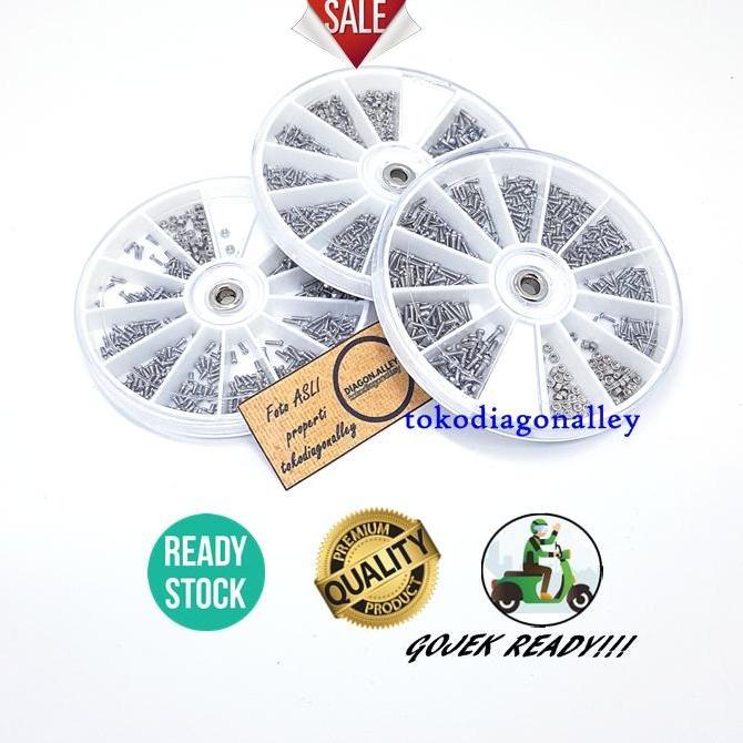 Baut Kacamata Sekrup Kacamata Baut Mini Ukuran Kecil Reparasi Kacamata Terbatas