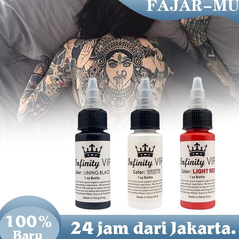 Tinta Tattoo 30 Ml Pigment Tato Tinta Tato Ink Tat Pewarna Tato Kulit Kecantikan Tinta Tato