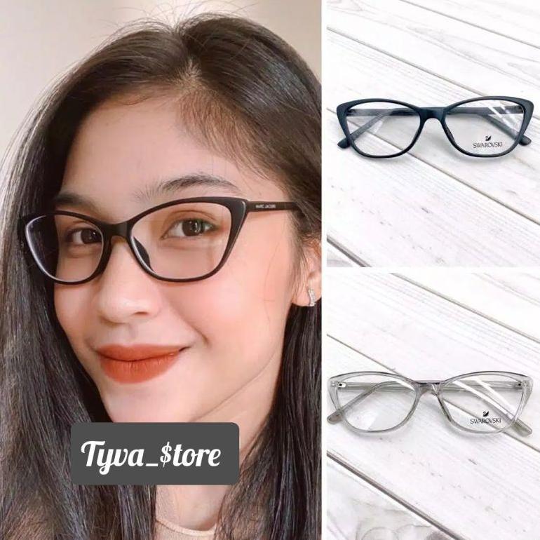 Ready Frame Kacamata 1906 Wanita Terbaru, Kaca mata Minus, Kacamata Anti Radiasi, Kaca mata New Cat 