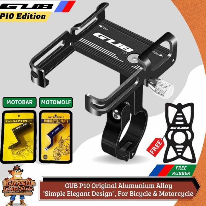 GUB P10 - Holder GUB P10 - Phone Holder HP motor GUB Alumunium Alloy