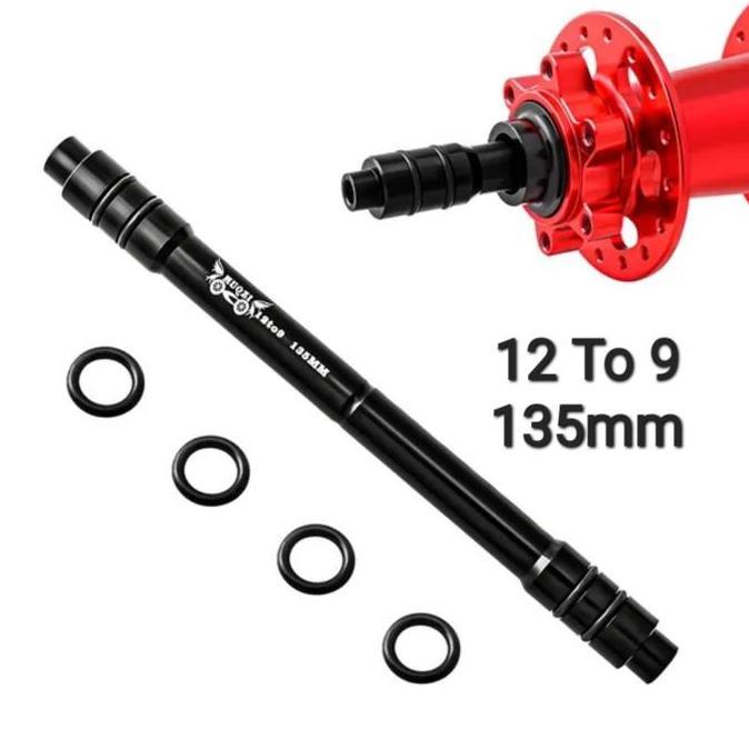 MUQZI Adaptor Belakang Hub TA 12mm Ke QR 9mm 135mm Adapter TA Ke QR