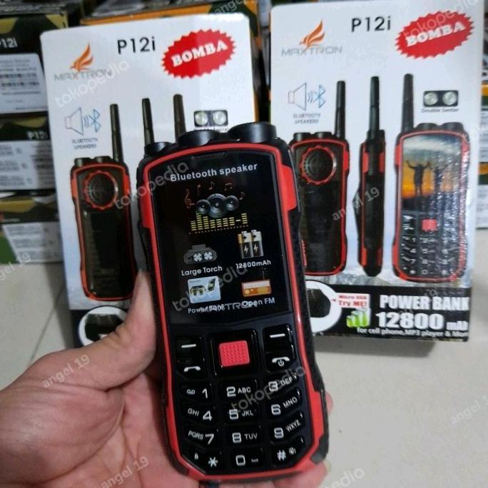 HP GUNUNG MAXTRON BOMBA P12i BATERAI BESAR