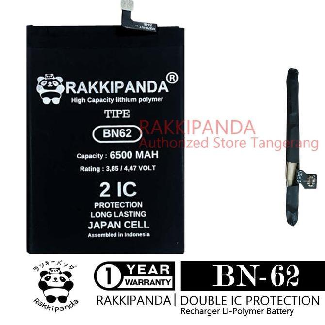 Rakkipanda BN-62 for Baterai Redmi 9T Poco M3 BN62 Double 2IC Protection