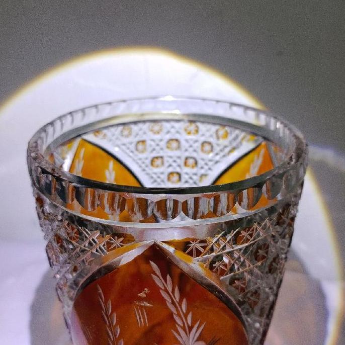 vas bunga kristal eropa pajangan b95