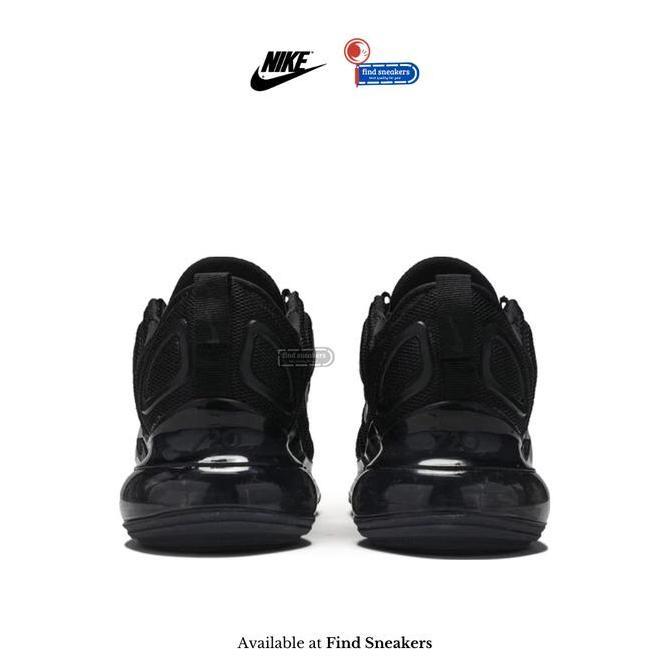 Sepatu Sneakers Pria NIKE AIR MAX 720 TRIPLE BLACK BRAND NEW IN BOX