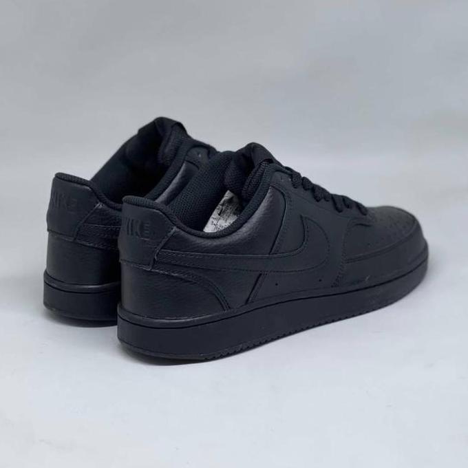 Nike Court Vision Low Triple Black Orinal BNIB RESMI