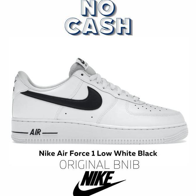 Nike Air Force 1 Low White Black Orinal BNIB