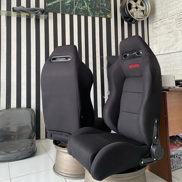 Jok Mobil Racing Recaro Sr3 Hitam Dc2/Jok Mobil Balap Universal Original Dan Terpercaya