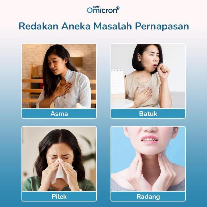 Mesh Nebulizer Inhaler Alat Terapi Pelancar Pernafasan  Saluran Pernapasan Asma Kualitas Terbaik Har
