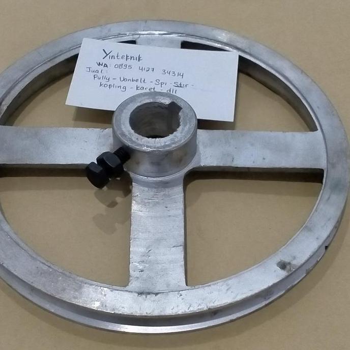 pully alumunium A1 8inch as 28mm