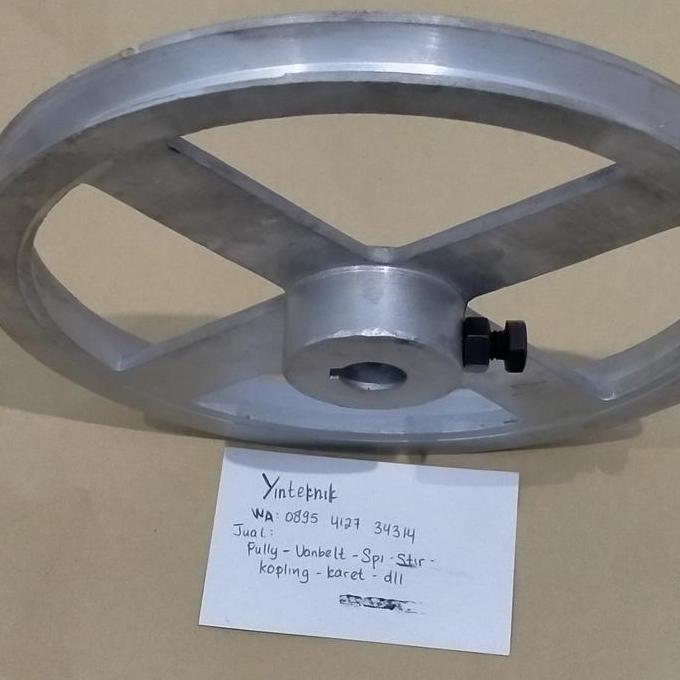 pully alumunium A1 8inch as 25mm