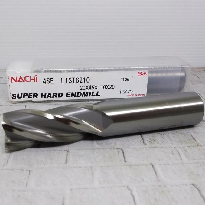 Endmill 20 mm HSS original Nachi Japan baru..Endmill 20mm