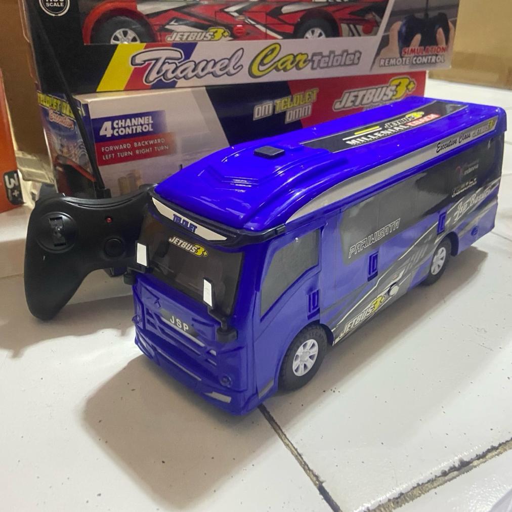 BESTPROMO REMOTE CONTROL BUS TRAVEL ELF HIACE MAINAN MOBIL RC TRAVEL BASURI ELF TRAVEL CAR RC