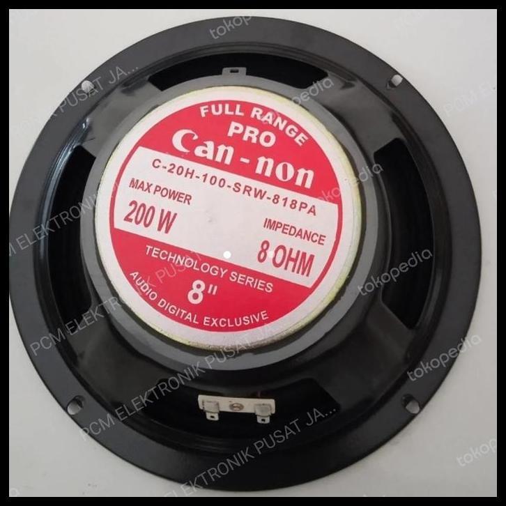 DISKON SPEAKER SPEKER SPIKER CANON CANNON CAN NON PRO 8INCH 8 INCH FULL RANGE 